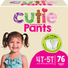 Cuties Girls Training Pants Refastenable Sides, Hypoallergenic with Skin Smart