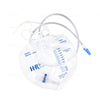 HR TruCath Night T-Tap Port Drainage Bag, 2000 ml, with Reflux Chamber and Sample Port