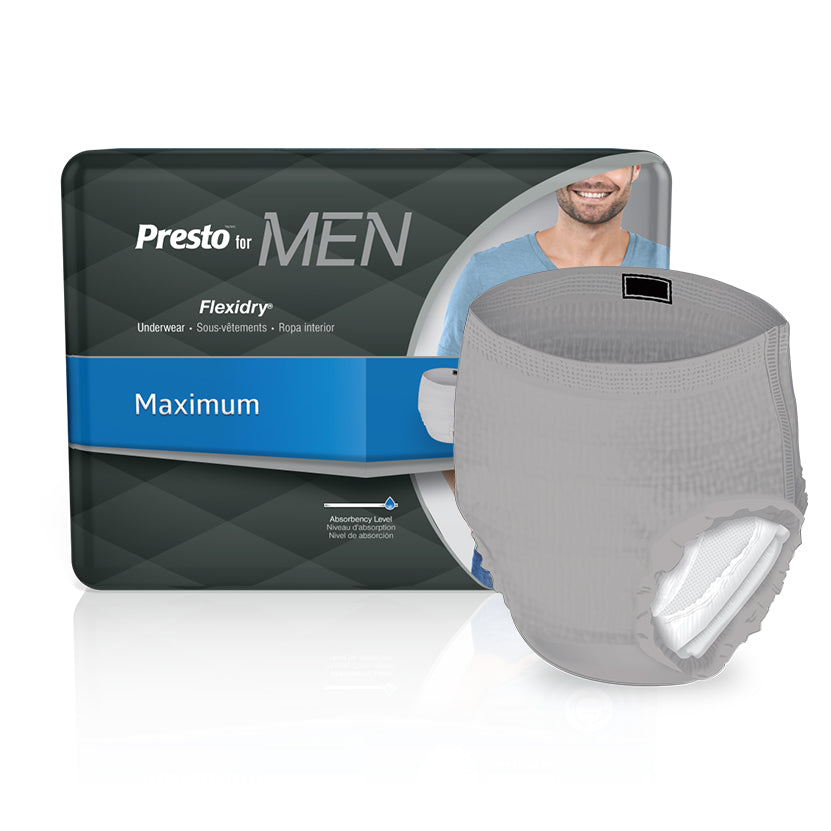 Presto Discreet Underwear for Men With InvisiCore®