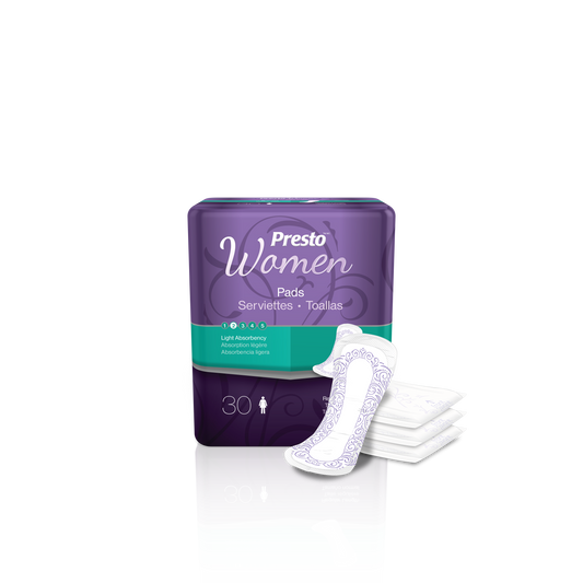 Presto Light Pads for Women With OdorSecure®