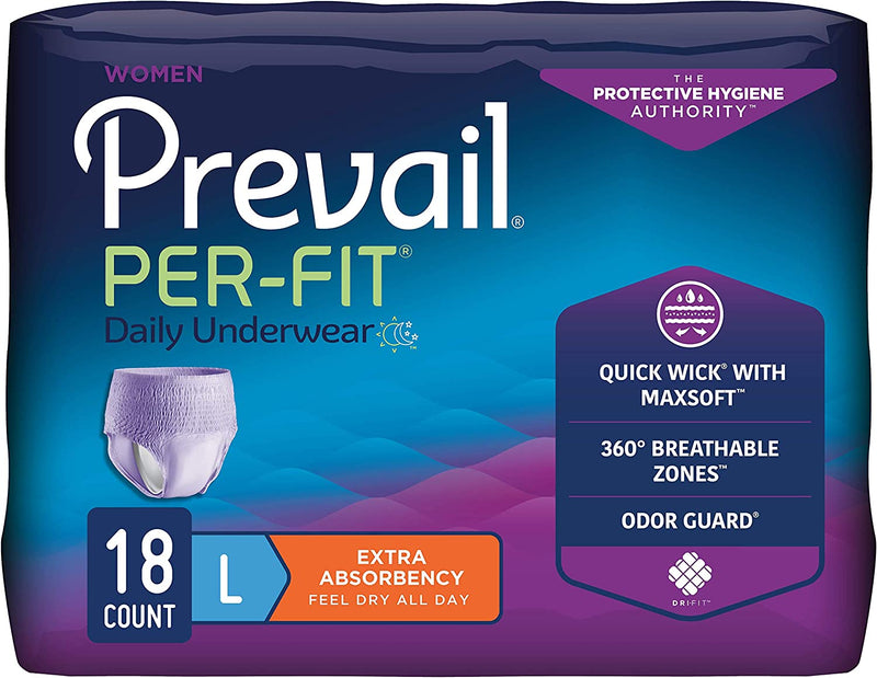 Prevail Per-Fit for Women Protective Underwear - Extra Absorbency - La