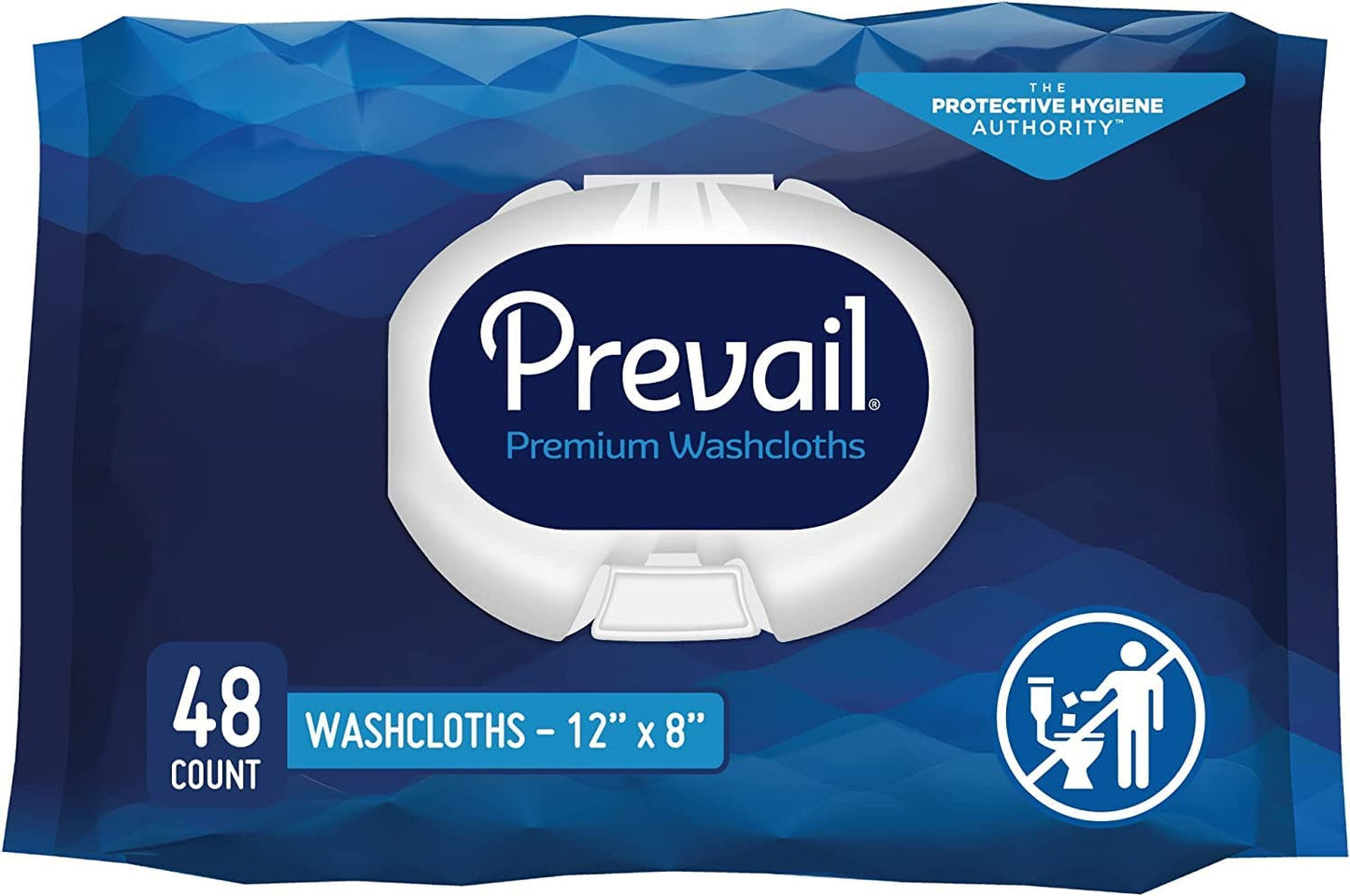 Prevail Wipes - White - 12" x 8"