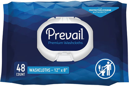 Prevail Wipes - White - 12" x 8"