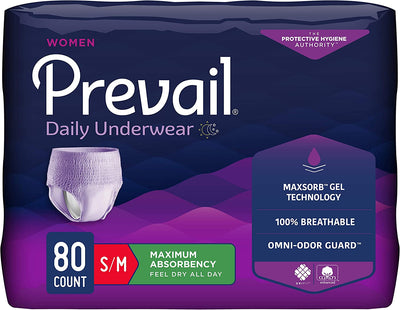 Prevail for Women Protective Underwear - Maximum Absorbency - Lavender