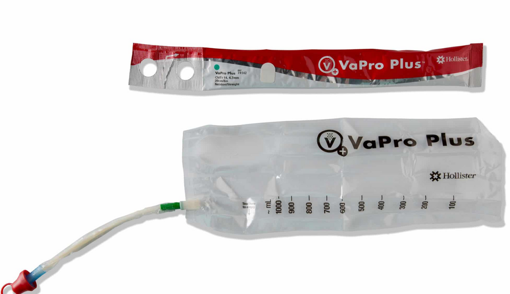 Hollister VaPro Touch Free Hydrophilic Straight Tip Intermittent Cathe At Home Medical Products, Inc. Hollister VaPro Touch Free Hydrophilic Straight Tip Intermittent Cathe At Home Medical Products, Inc.