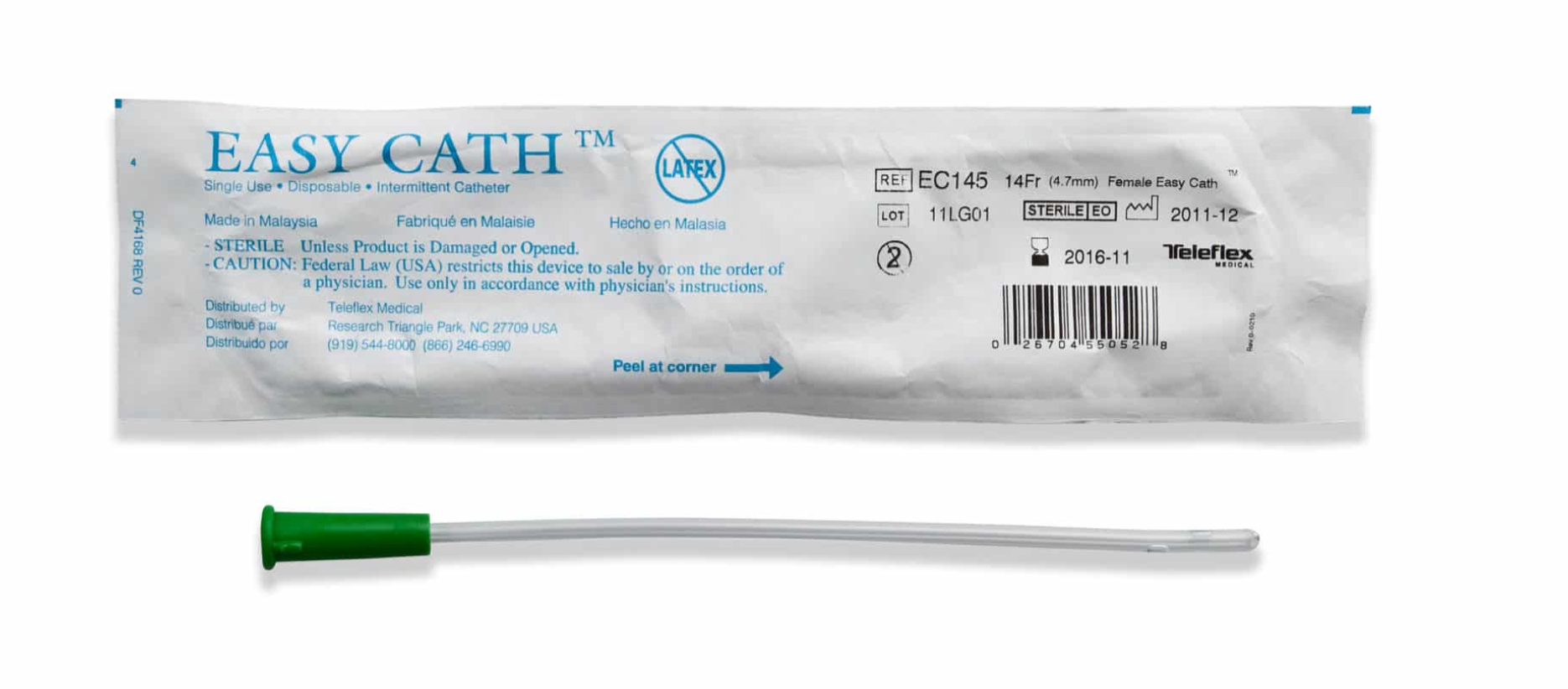 Rusch EasyCath™ Straight Tip Intermittent Catheter - Female – At Home ...