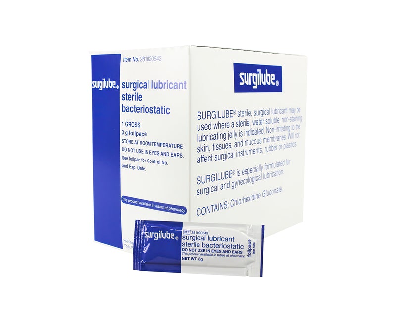 Surgilube® Surgical Lubricant, 3 g foilpac® Packet